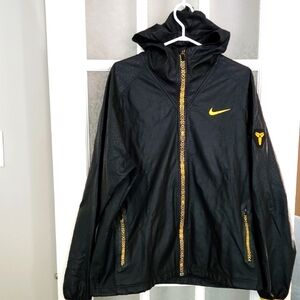 Nike KOBE Bryant 24 Black and Gold Jacket with Hood